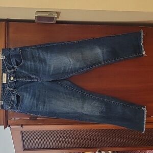 DL 1961 | Patti High Rise Straight Wonderwall Jeans with Button Fly in Size 27